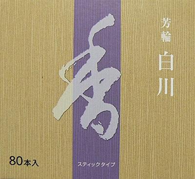Shoeido Incense Stick Stick Type 80 Sticks "Shirakawa"