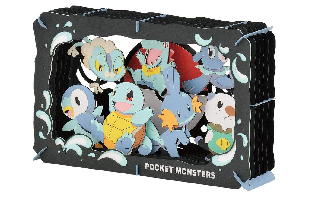 Ensky Pokemon approximately H100 x W160 x made of paper PT-L08 TYPEWATER, D42mm,