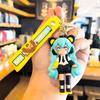 Hatsune Miku Keychain Anime Doll Bag Cartoon Small Decoration Accessories Car Key Chain Backpack Charm Christmas Gift