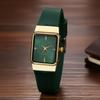 Square Watch Women Waterproof Silicone Strap Analog Display Simple Fashion Quartz Casual Business Fashion Accessory - Birthday Anniversary Christmas