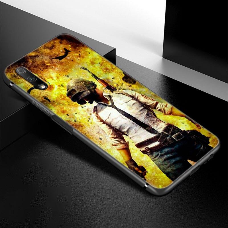 Fashion PUBG Game Phone Case For Huawei Honor 7A 8A 9X 20 Pro 8 10X Lite 9A 8C 9C 20E 7S 8S 20S 8X 10i 20i 30i Soft Black Cover