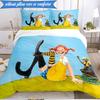 Pi-ppi And Horse Friendship 3pcs K-pop music group Bedding set,Ideal for Bedroom, Dormitory,Including Duvet Cover And 2pcs Pillowcases,Fan gifts