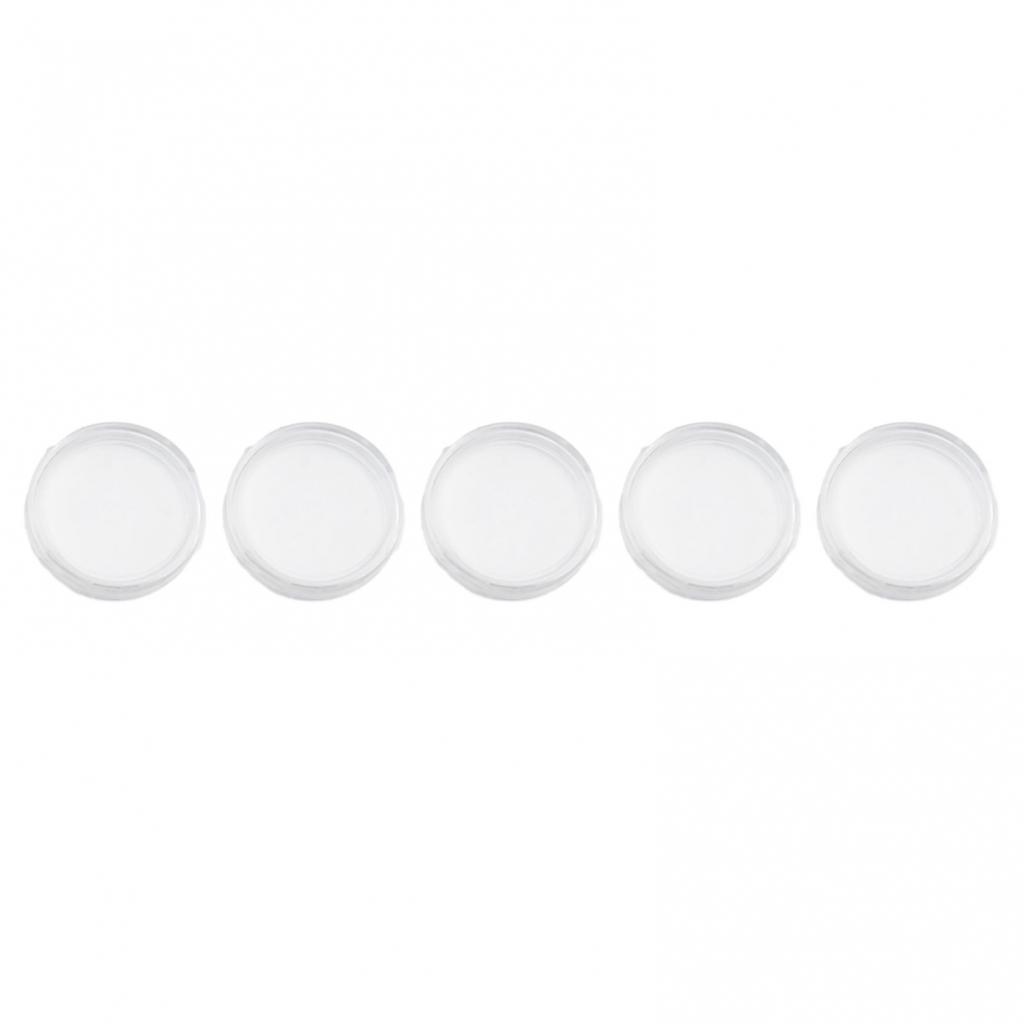 100pcs Coin Capsule Commemorative Transparent Plastic Round Box Supplies