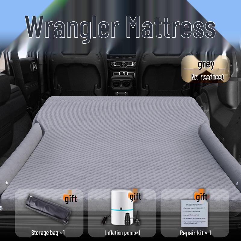 Nadmuchiwany materac samochodowy do Jeepa Wranglera: Nadmuchiwany materac do spania do bagażnika i na tylne siedzenie