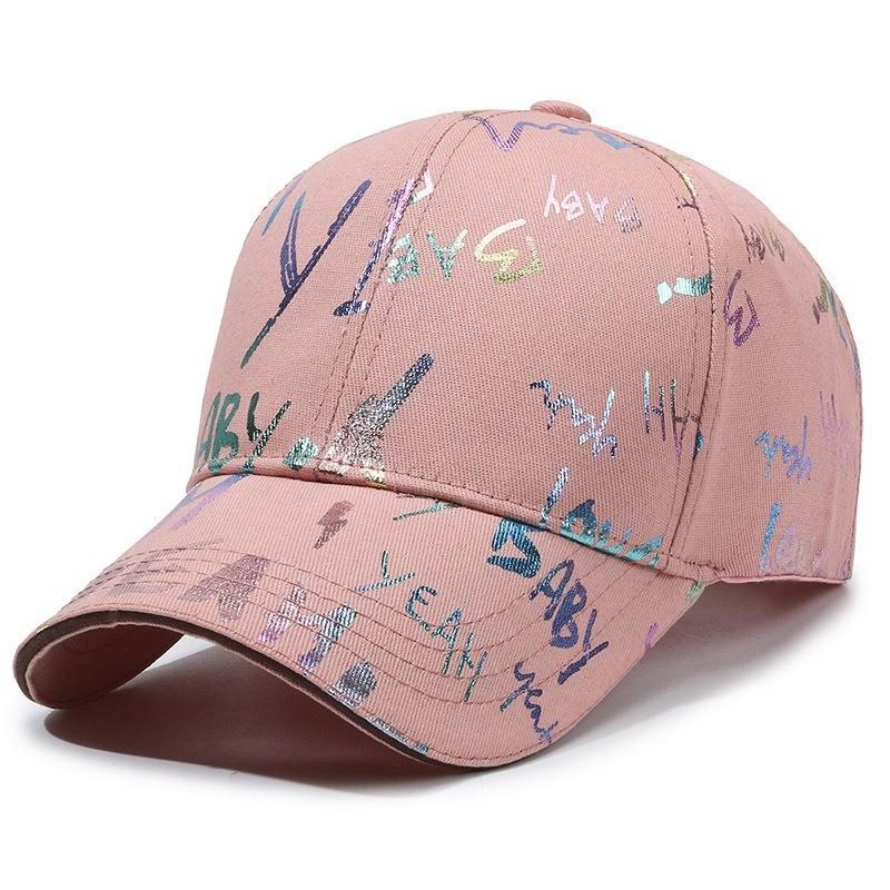 Baseball Colorful Graffiti Cap Adjustable Peaked Caps Outdoor Breathable Hat