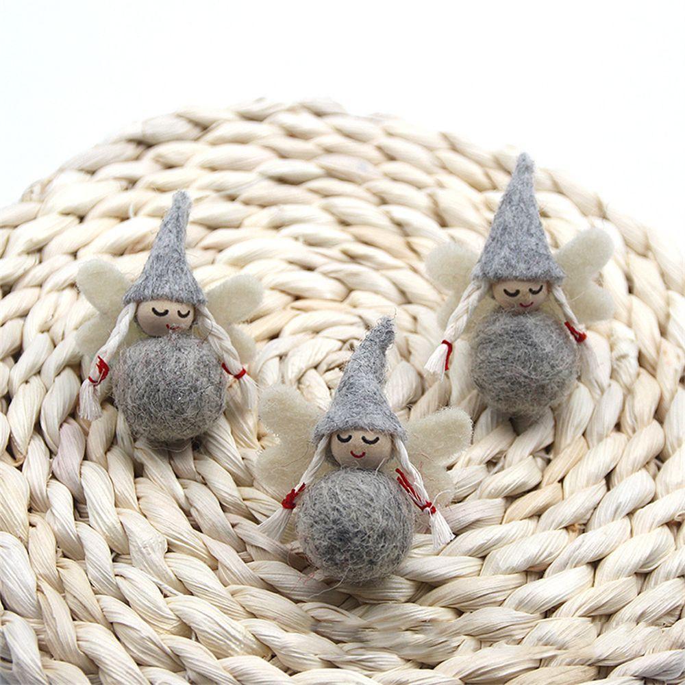 

Elf Santa Claus Merry Christmas Christmas Decorations Wool Felt Christmas Doll Christmas Ornament 04