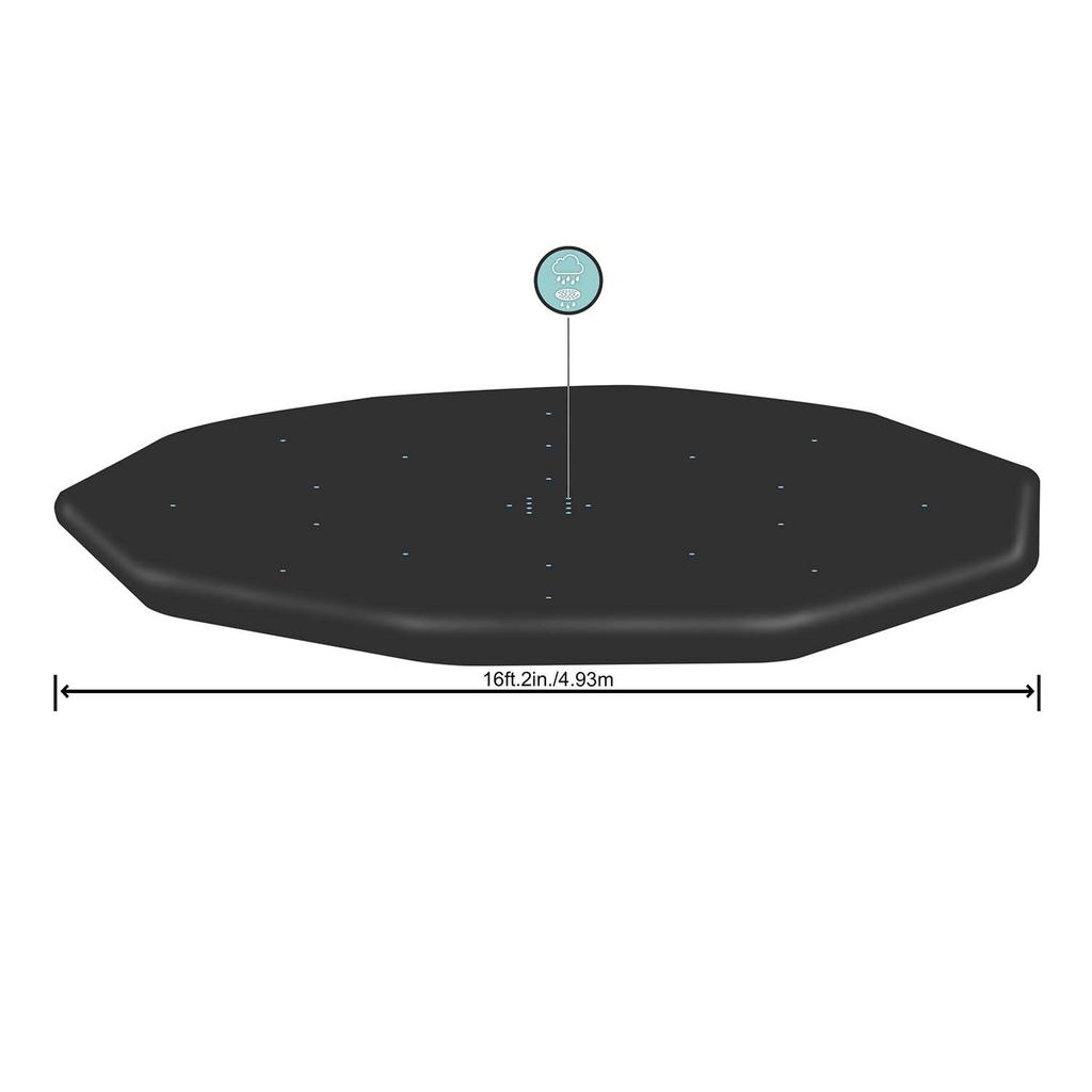 Abdeckung Für Den 488 Cm Bestway 58249 Rahmenpool