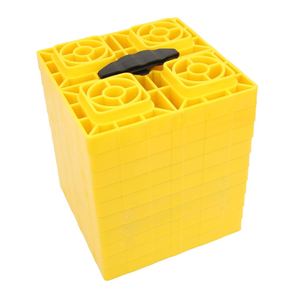 10 Camper RV Leveling Pads with Storage Bag for Single and Dual Wheel Leveling Levelers, Blocks, Non-Slip