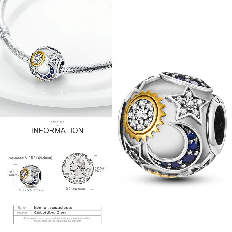 Cat Butterfly Daisy CZ Pave Clip Charm Bead Components Positioning Buckle Copper Metal Silicone Spacer Bead Components Compatible With Authentic
