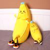 Banana Man Throw Pillow with Legs Banana Doll Fruit Plush Toy Long Pillow Doll Hug Sleeping Doll