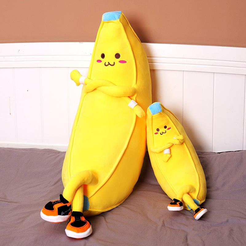 New Banana Pillow Pillow Plush Toys for Girls Sleeping with Their Beds and Cute Pillows for Home Decoration