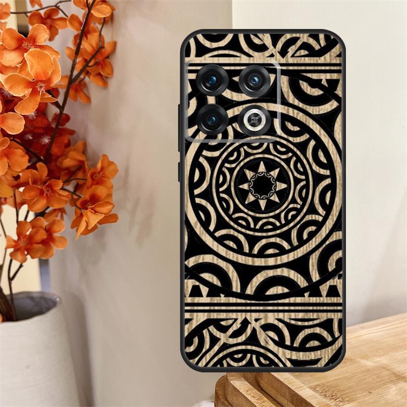 Maori Samoan Polynesian Tribal Funda For OnePlus 13R 13 12 12R 11 10 Pro 8T 10T OnePlus Nord 4 CE 2 3 Lite N30 N20 N10 Case