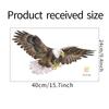 Eagle Wall Stickers for Kids Room Self-Adhesive Bald Eagle Decals for Bedroom Kindergarten Wardrobe Entrance Decor Removable Animal Wall Art Stickers