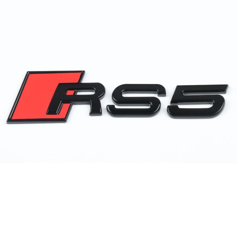 3D Metal Badge Stickers For S2 S line S3 S4 S5 S6 S7 S8 RS3 RS4 RS5 RS6 RS7 RS8 Car Logo Emblem Trunk Decoration Accessories AX2s38