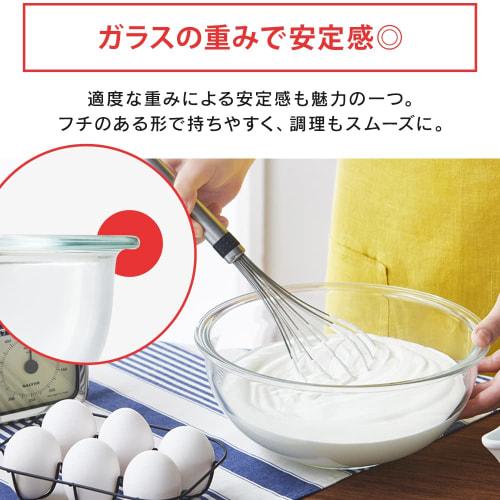 Neat Storage: IRIS OHYAMA Heat-Resistant Glass Bowl Set (3-Piece Set), Stackable, Heatable up to 350C, Microwave-Safe, and Ready to Serve. TGB-3S