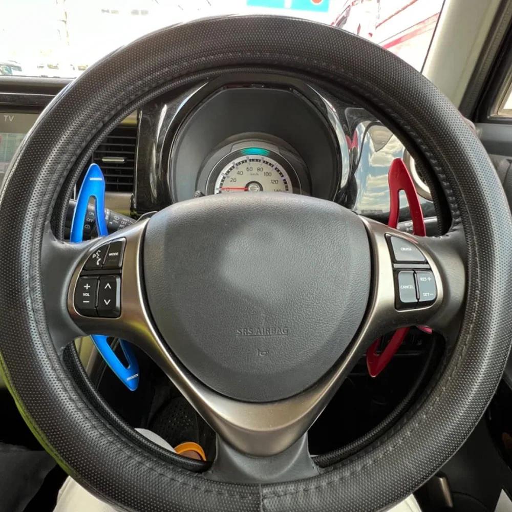 Paddles de Mudança de Marcha de Alumínio para Suzuki Vitara Escudo16-23, SX4 S-Cross Swift 11-23, Sport 12-23, Ciaz Paddles de Acabamento do Shifter 2 peças