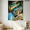 Power Rangers Ultimate Teamup Tapestry Wallmounted Background Cloth Soft Atmospheric Background Cloth Work Of Art