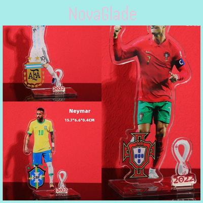 Football Star Mascot Logo Acrylic Handmade Toy Perfect For Fans Of Neymar Messi And Ronaldo