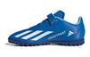 X Crazyfast.4 Synthetic Leather Cushioning, Wear Resistant Low Top Kids' Soccer Shoes Blue Kids' IE1591