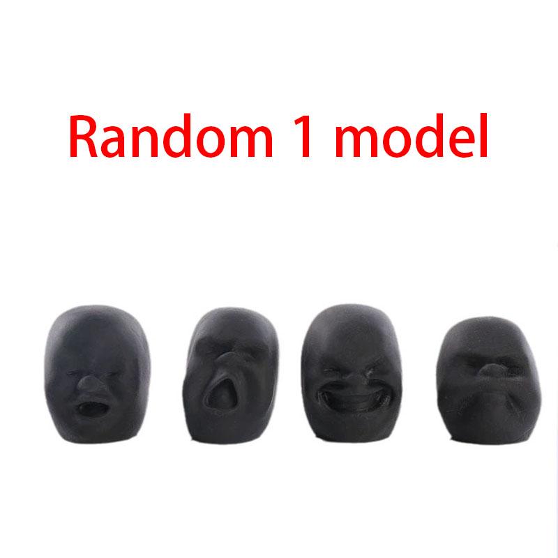 Creative Spoof Rubber Squeeze Face Emotion Party Gift Relaxation Stress Anti Stress Ball Stress Decompression Student Face Doll