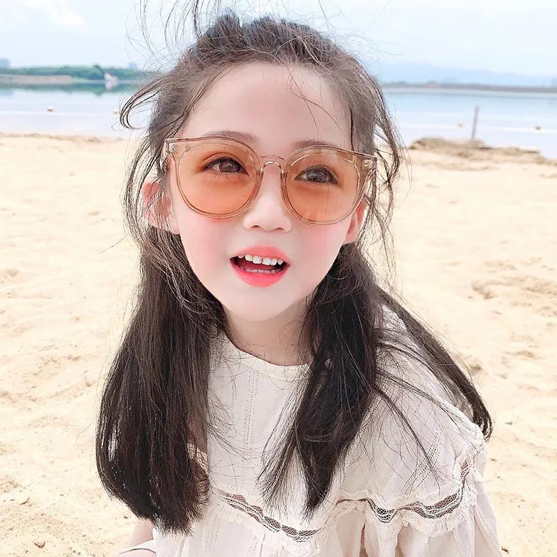 New Children's Retro Sunglasses Summer UV Protection Boys and Girls Sunglasses Baby Comfortable Shade Glasses