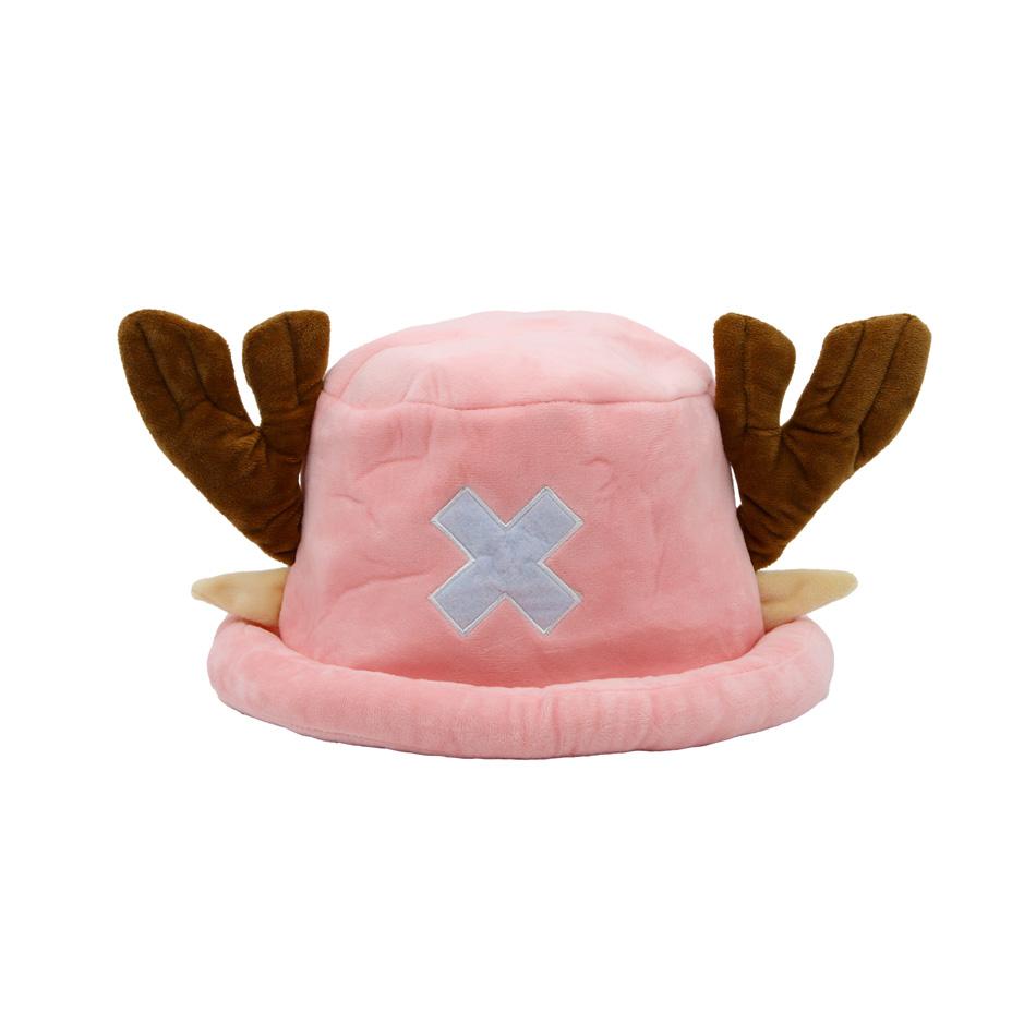 Anime Tony Tony Chopper Plush Hat Kawaii Cute Boy Girl Cosplay Blue Pink Soft Warm Hat Cartoon Chopper Accessories Props