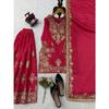 Presenting  New Designer Embroidered Chinon Silk Sharara Suit With Sequence Embroidered Work