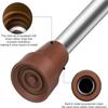 Rubber Trekking Pole Cap Walking Stick Crutch Cane Bottom Pads Cover Ferrule Non-slip Foot Cover Trekking Pole Cane Crutch Chair