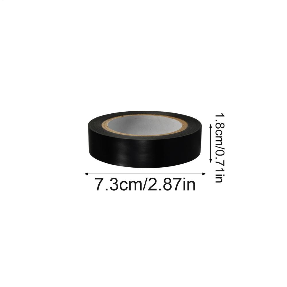 

4pcs Electrical Insulation Tape Grade Rubber Adhesive Voltage Flame Retardant Waterproof Sealant Electrician Repair Essential чорний