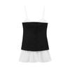 2025 Spring Women's European & American Style Poplin Patchwork Short Dress