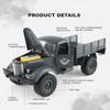 Nuovo 1/16 Full Scale RC Truck Alta Simulazione Militare Arrampicata Veicolo 6WD Fuoristrada 2.4G Telecomando Militare Veicolo Giocattolo Adulto Bambini Regalo Ragazzi