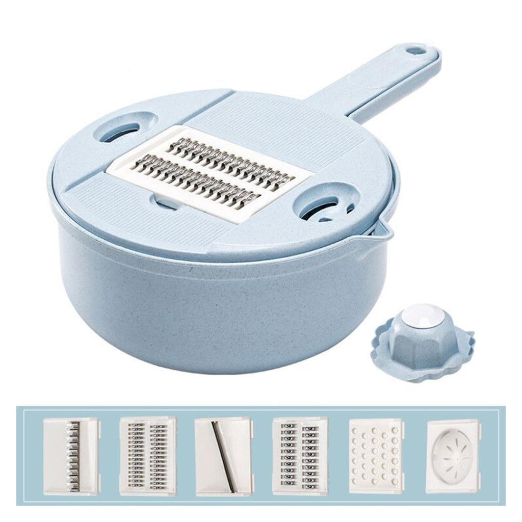 Kitchen Vegetable Slicing Tool Multifunctional Efficient Carrot and Garlic Chopper for Home and Restaurant