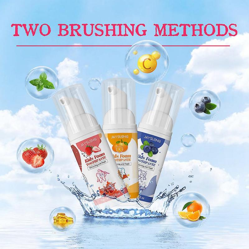Kids Foam Toothpaste Stain Removal Tooth Mousse Toothpaste Oral Cleaning