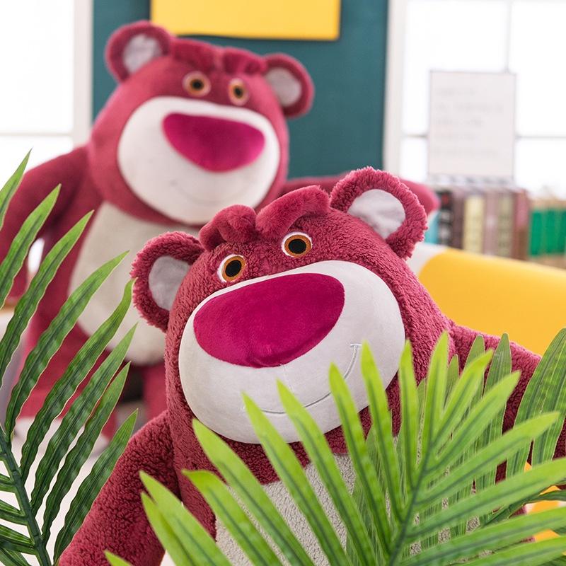 Niedliches Erdbeerbär Plüschtier Weiche Stofftierpuppe für Kinder/Mädchen