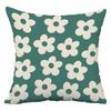 Simple Flower Pattern Pillowcase Dormitory Decoration Office Living Room Sofa Home Pillowcase