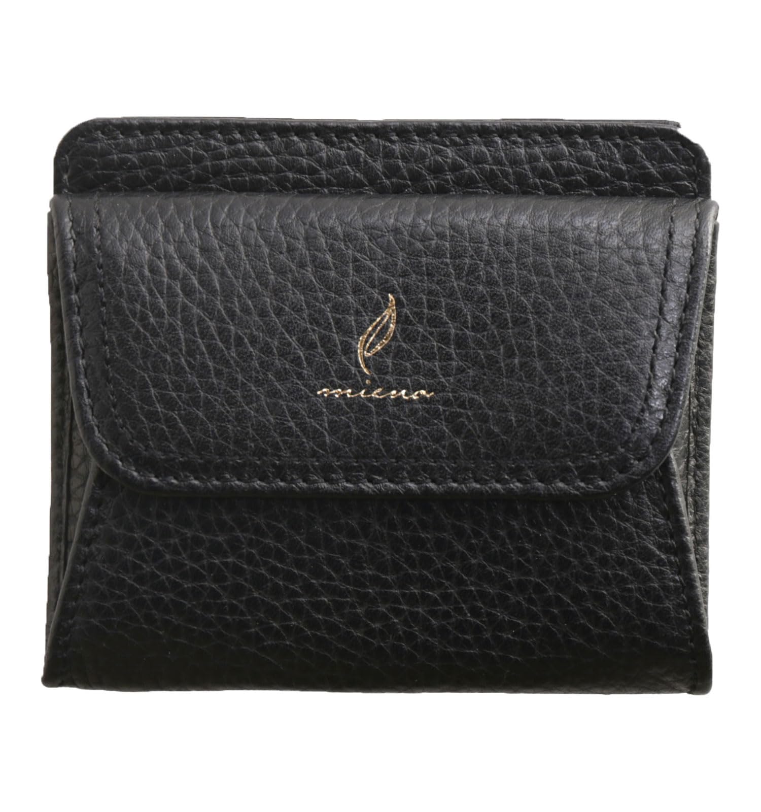 

Coin Genuine Leather [mieno] Women s Box-Shaped Purse, (Black) чорний