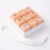 9-Key Keycap Fidget Keychain Creative Keyboard Clicker Toy Keyring  Christmas Gift