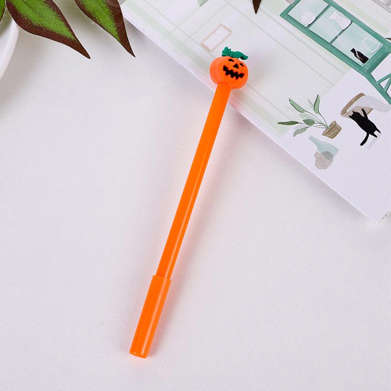 Creative Halloween Pumpkin Head Gel Pen - Fun Student Stationery & Office Writing Tool