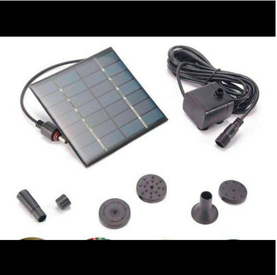 Solar-Powered Floating Bird Bath Fountain for Ponds and Gardens