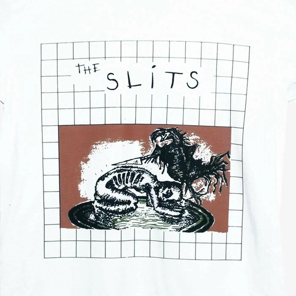 Vintage THE SLITS Alternative Rock Punk White S to 5XL Shirt AA832