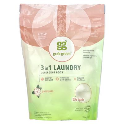 3-in-1 Waschmittel-Kapsel, Gardenien-Duft, 24 Waschladungen, 384 g (13,5 oz)