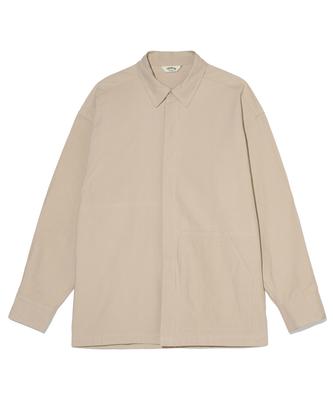 TEMPUS STUDIO Easy Oversize Shirts [Beige]