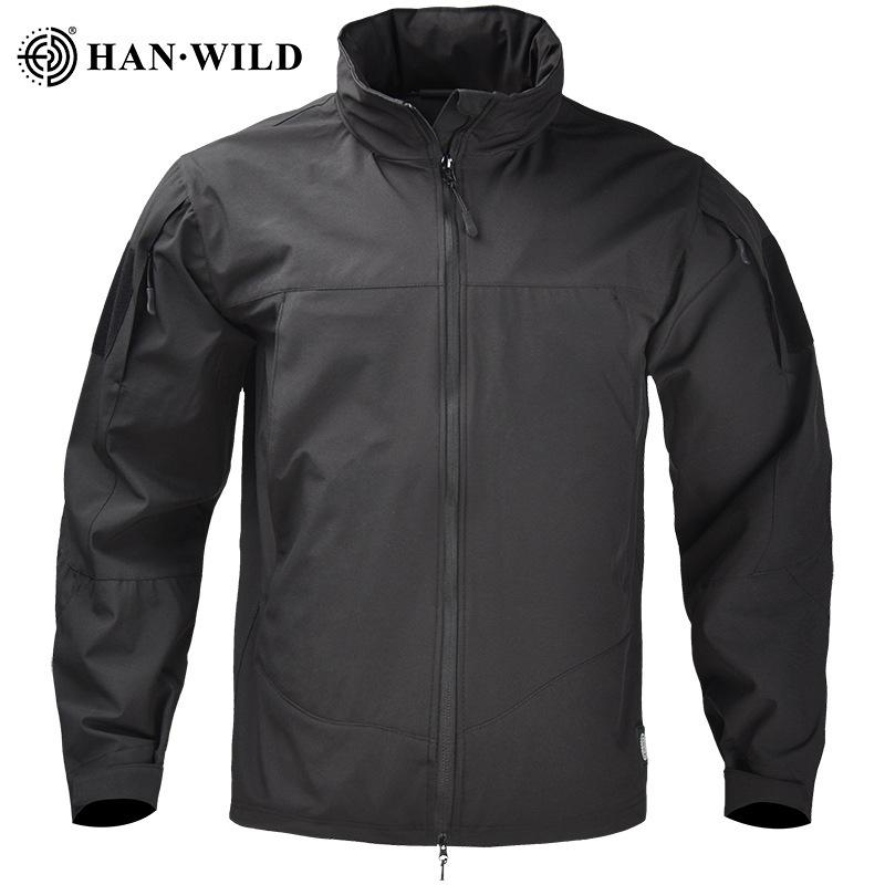 

Hanye Outdoor Lightweight Stormtrooper Jacket Men s Commuter Leisure Tactical Jacket Hooded Windproof New Sports Jacket XL чорний