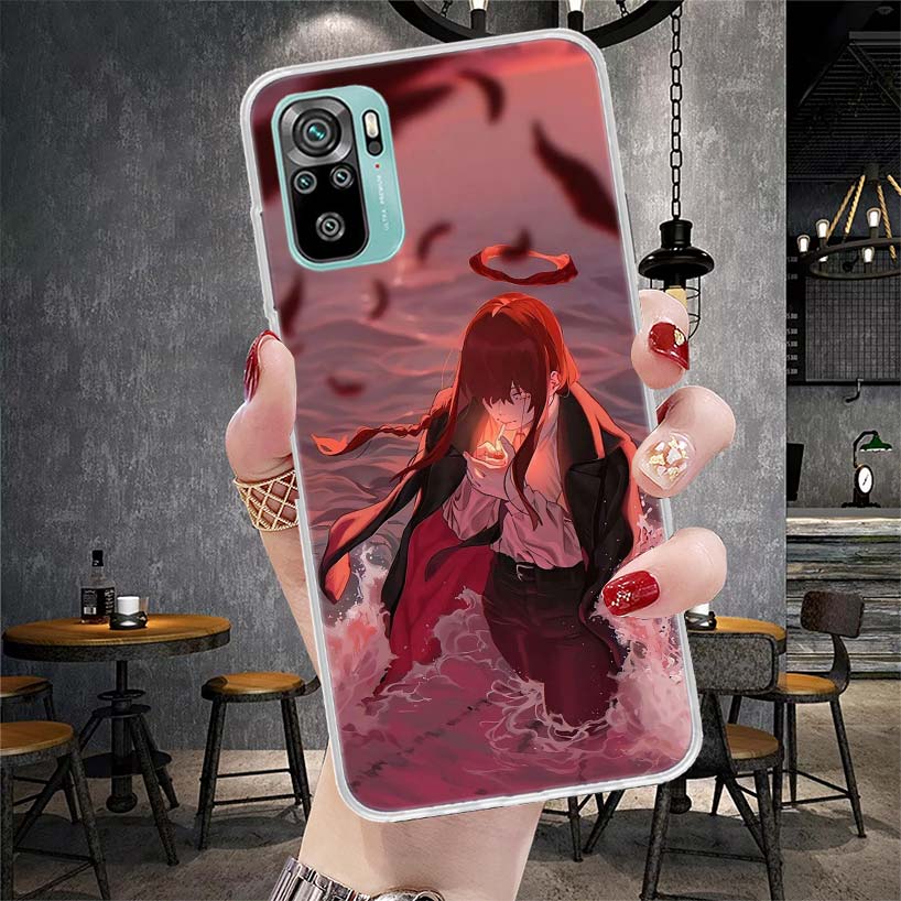 C-Chainsaw Mans Makima Soft Phone Case For Xiaomi Redmi Note 15 14 14S 13 12 Pro Plus 12S 11 11S 11E 10 10S 11T 5G Fundas Coque