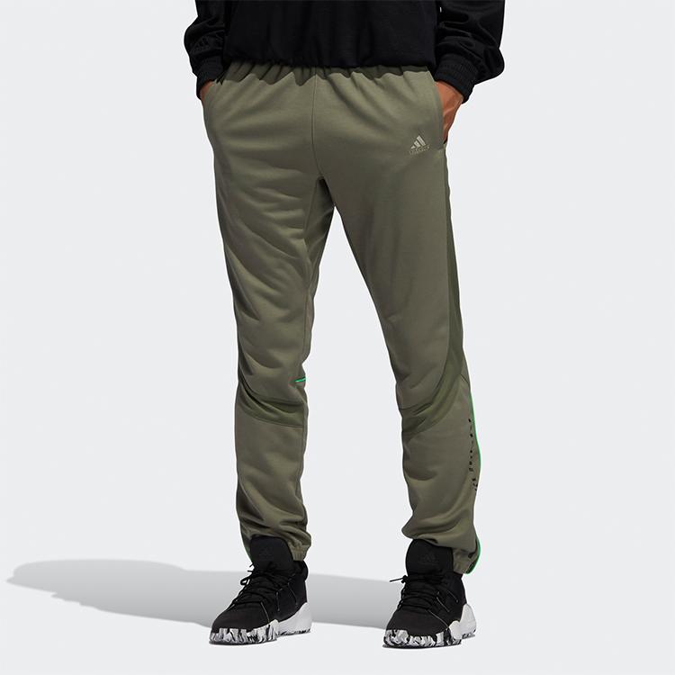 Adidas Rose Cuffed Pants Basketball Sports Men Bottoms Trace-Green GE2937
