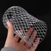 4pcs Expand Aluminum Gutter Filter Silver Foldable Screen Anti-Blocking Filter Mesh Rustproof Eaves Roof Drainage Pipe