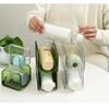 Clear Plastic Hair Tool Organizer Stackable Hair Dryer Curling Iron Straightener Holder Countertop Storage For Bathroom Vanity