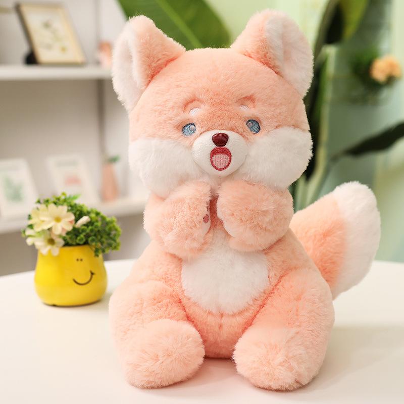Little Rabbit Plush Toy Cat Doll Fox Doll Children Rag Doll Girl Sleeping Pillow Gift