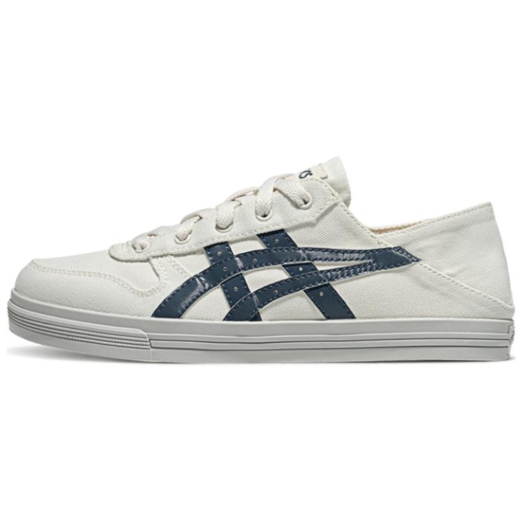 Asics Aaron Slip-On Comfortable Versatile Durable Lightweight Low-Top Casual Shoes Unisex Casual Shoes White 1203A556-020