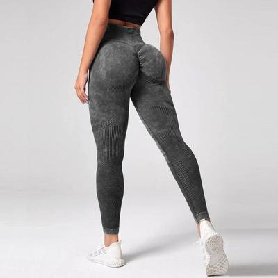 Nuevos leggings de fitness sin costuras, mate, de cintura alta, con efecto push-up de melocotón para mujer